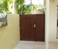 Exterior Door with Side Partition