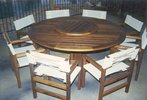 1.8m Round Table Miami Chairs