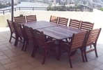 2/1.4m x 1.4m Tables Laguna High Back Chairs